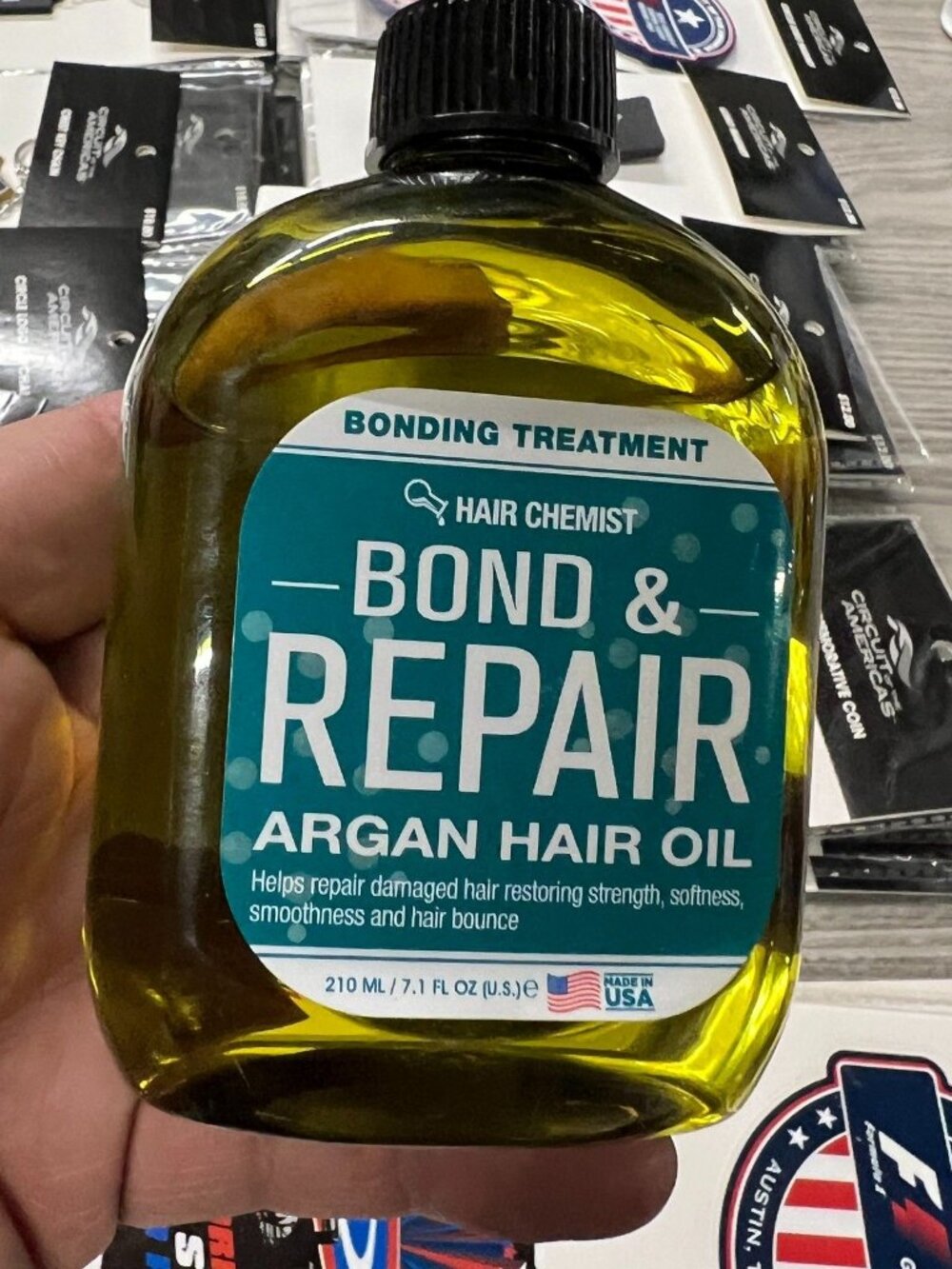 Hair Chemist Bond & Repair Argan Hair Oil 210Ml Bonding Treatment Usa